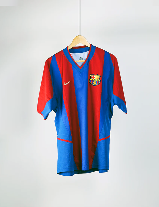 Nike Barcelona 2002/03 Home Shirt - L