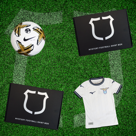 Kids Mystery Football Shirt and Ball Box Bundle